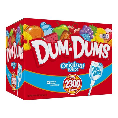 Amazon.com : Dum Dums Original Pops, 2,300-Count Bulk Box : Grocery & Gourmet Food Dum Dums ...