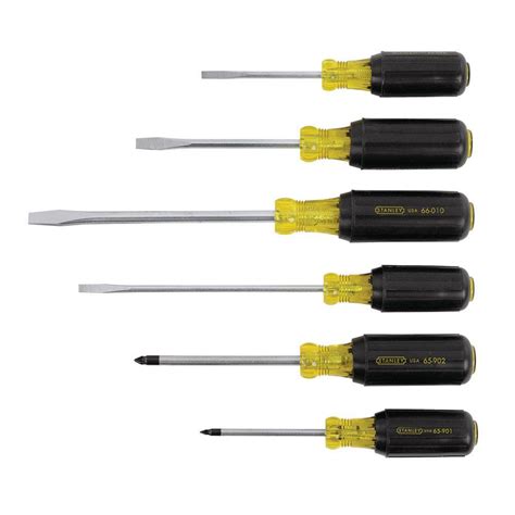 Stanley Screwdriver Set (6-Piece)-66-565 - The Home Depot