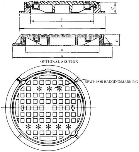 Manhole Cover Drawings (Cast Iron) - Labdhi Enterprise