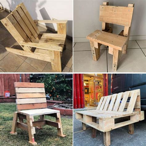 40 Free DIY Wood Pallet Chair Plans and Ideas - Blitsy