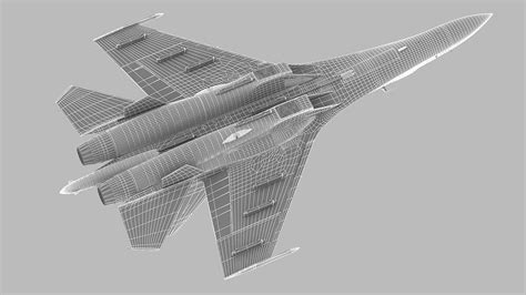 Sukhoi su-35 modeled 3D model - TurboSquid 1331298