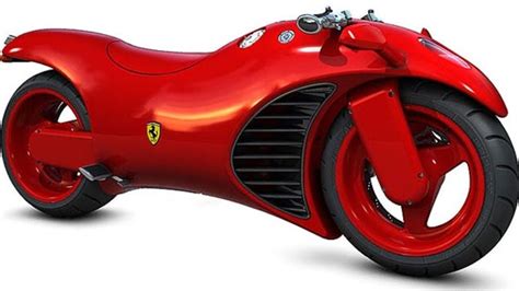 Ferrari V4 Motorcycle Concept: If Tron Were a City in Italy