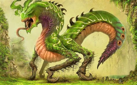 Green dragon [2] wallpaper - Fantasy wallpapers - #16474