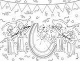 Cinco de Mayo Coloring Pages  25 FREE PrintaBulk sketch template