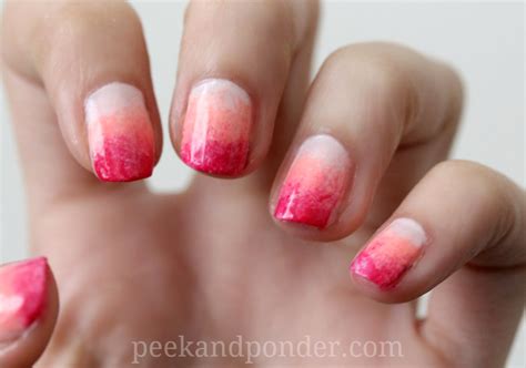 How to: Pink Gradient Nails | Peek & Ponder