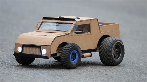 How To Make A Model Car From Cardboard / How to make car on a radio control?