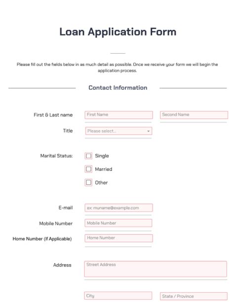 Free Loan Application Form Templates Online – 2022 Sample (Any Type of Loan)