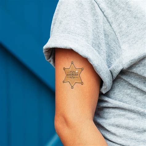 Sheriff Badge Tattoo | Sheriff badge, Tattoos, Badge