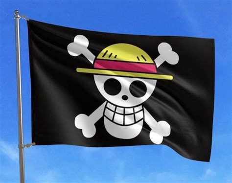 Straw Hat Pirates Flag - Etsy