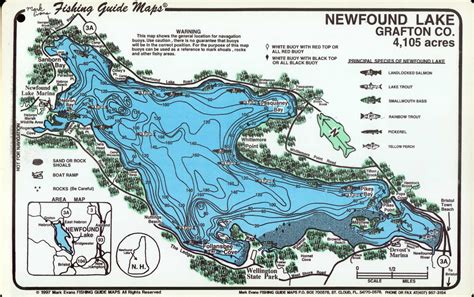 Newfound Lake Fishing Map – Camelot Acres Residents Association, INC ...