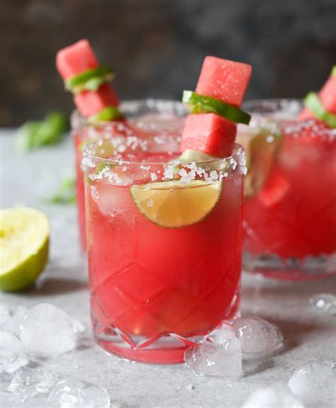 Watermelon-Basil Mezcal Margarita - Domesticate ME