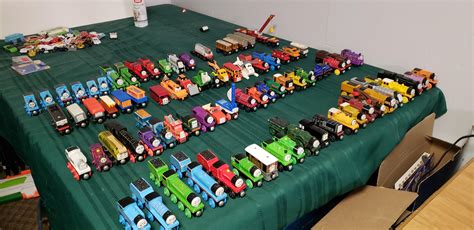 Got board, so I decided to show my wooden railway collection. Note: I ...