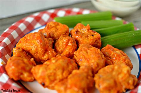 Copy Cat Chili's Boneless Buffalo Wings {and Air Fryer 100 Review} - Tastefully Frugal