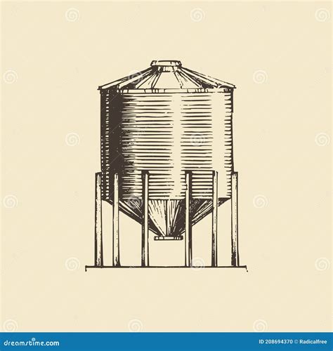 Silos Clipart