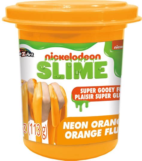 Nickelodeon 4oz Premade Slime - Neon Orange | Walmart Canada