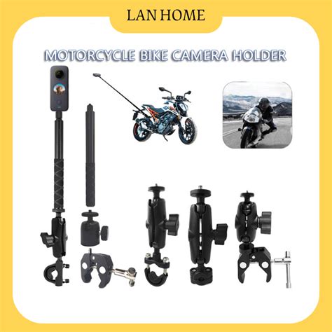 Insta 360 Motorcycle Mount Motorcycle Bike Camera Holder Handlebar ...