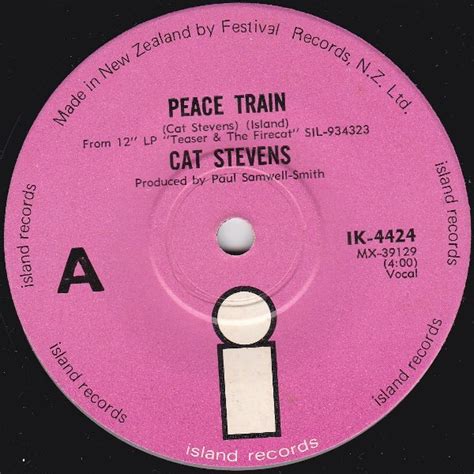 Cat Stevens – Peace Train (1971, Vinyl) - Discogs