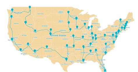 This Is the Best Road Trip Map for Anyone Who Wants to Eat Their Way ...