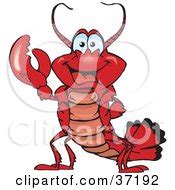 Clipart Illustration of a Friendly Chef Lobster Holding a Spatula and ...