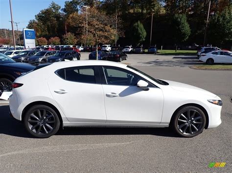 2019 Snowflake White Pearl Mica Mazda MAZDA3 Hatchback Preferred AWD #135762673 Photo #3 ...