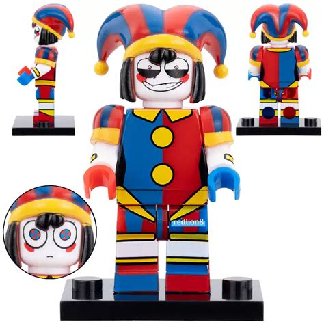 Pomni Cartoon The Amazing Digital Circus Lego Compatible Minifigure ...