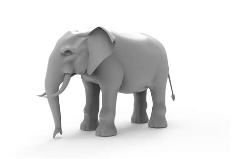 Free OBJ file Elephant 🐘・3D printer design to download・Cults