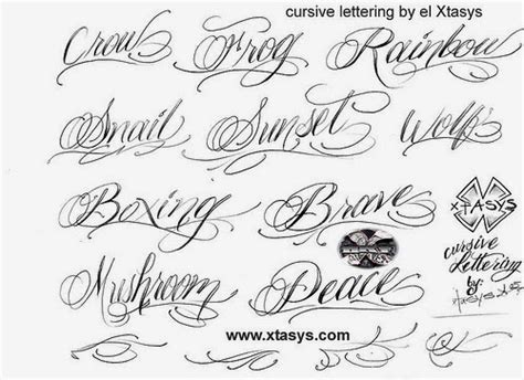 Fancy Handwriting Tattoos | Hand Writing