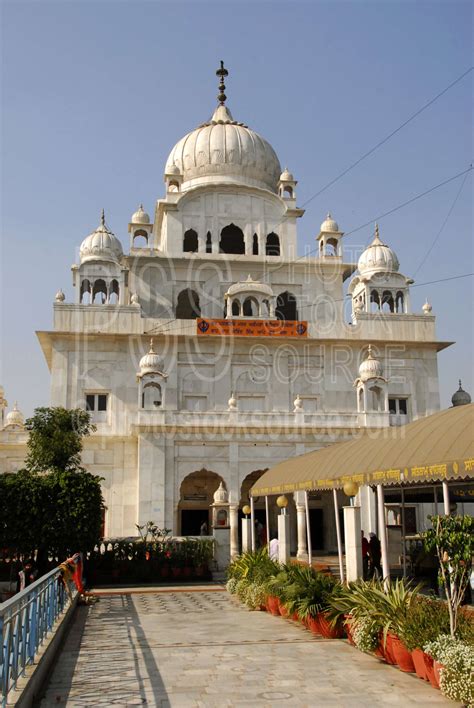 Photo of Gurdwara Moti Bagh Sikh Temple by Photo Stock Source - temple, New Delhi, Delhi, India ...