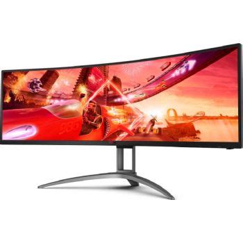 AOC Agon Series 49'' Dual-QHD 5K Curved Gaming Monitor, 1800R ...