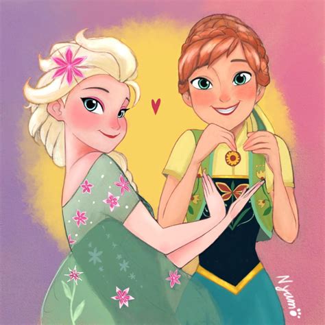 Elsa and Anna - Frozen Fan Art (38104859) - Fanpop