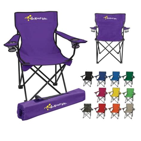 Place your company logo on your very own Folding chair with black trim ...