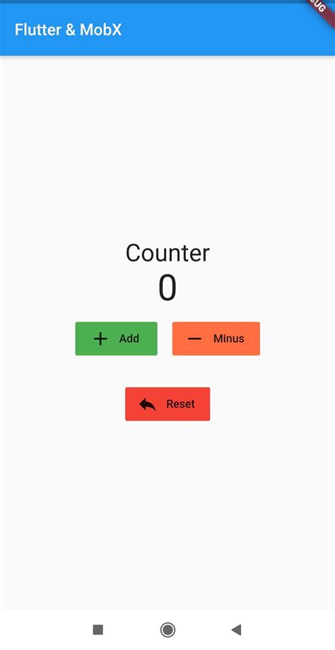 Counter App using Flutter with MobX | by Shamsaagazarzoo Alam | Medium