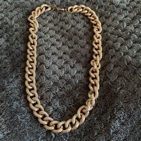 Rose gold chain necklace Condition: 9/10 If you... - Depop