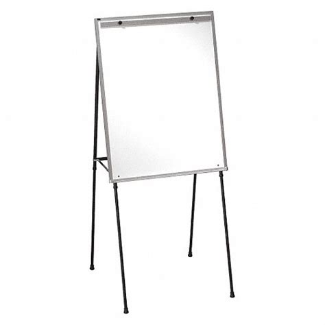 Easel Mounted, 29 in Dry Erase Ht, Dry Erase Board - 48LW70|81EA - Grainger