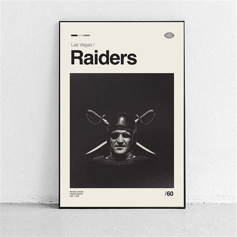 Las Vegas Raiders poster – Sandgrain Studio