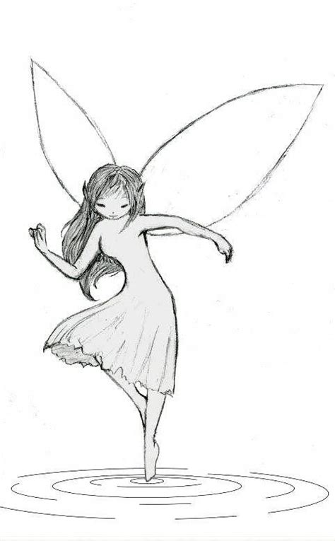 Fairy Drawing Aesthetic Easy - Filipff