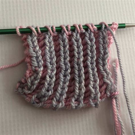 [tutorial] Brioche Stitch, Flat and 2-color - knotions