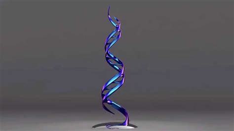 DNA Sculpture Modern - YouTube