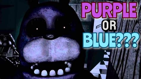 Is Bonnie From FNAF Purple OR Blue??? (Confirmed) - YouTube