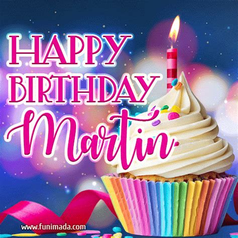 Happy Birthday Martin GIFs - Download on Funimada.com