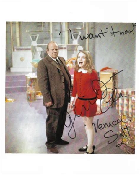 JULIE DAWN COLE "Veruca Salt-Willy Wonka" 10" x 8" Signed autograph COA 28469 £24.99 - PicClick UK