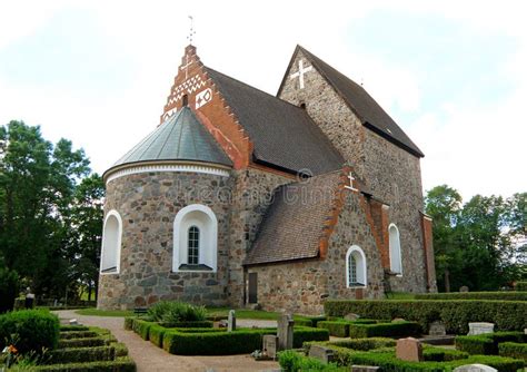 Gamla Uppsala Kyrka Old Church in the Old Town of Uppsala, Sweden Stock ...