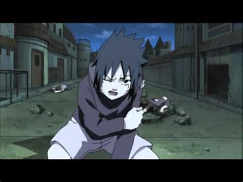 Itachi Crying as Sasuke's Kunai hits Itachi's Headband - YouTube