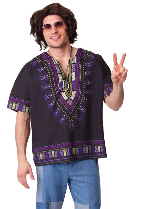 Hazy Hippie Men's Costume | 60s Mens Halloween Costume