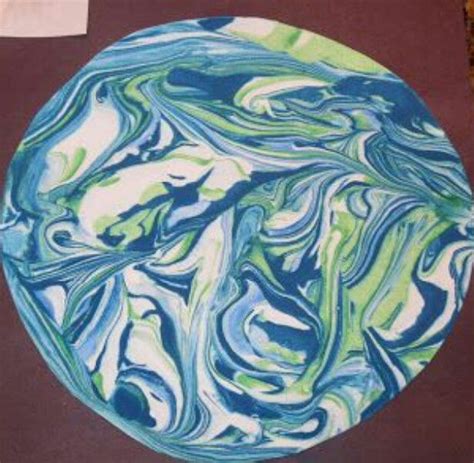 Marble paint God made the world | Earth day activities, Earth day crafts, Earth day projects