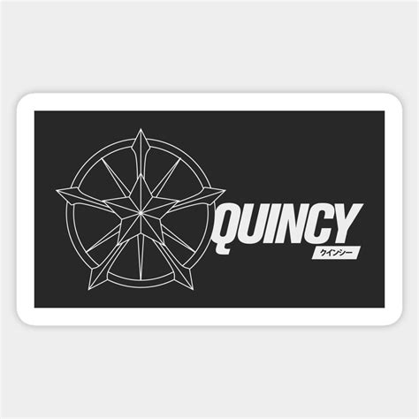 Bleach Anime Sticker - Quincy Cross Design