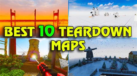 Top 10 teardown maps | The best mods for Teardown and super ramp Teardown gameplay - YouTube