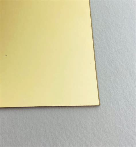 Mirrored Gold Acrylic Sheets for Laser Cutting & Engraving – MakerStock