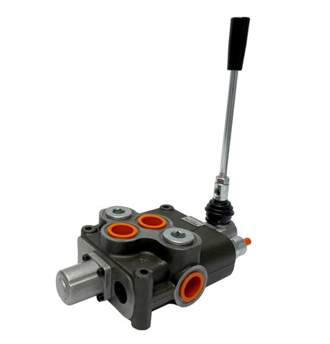 1 spool x 32 GPM hydraulic control valve, monoblock cast iron valve ...