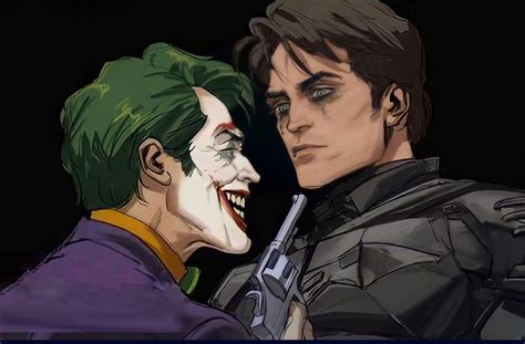 Fan Art Shows Robert Pattinson's Batman with Willem Dafoe as Joker